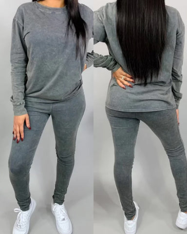 Cloudy Days Pants Set