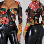 FLORAL CORSET TOP