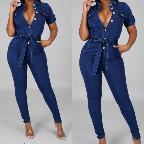 DENIM JUMPSUIT